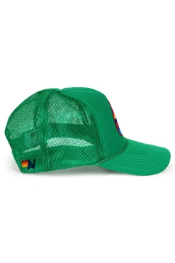 Kid's Trucker Hats | Aviator Nation ALL SEASONS CIRCLE - KIDS VINTAGE FOAM TRUCKER KIDSVINTAGEFOAMTRUCKER