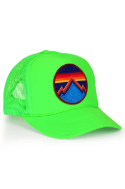 Trucker Hats | Trucker Hats | Aviator Nation ALL SEASONS CIRCLE TRUCKER HAT OneSize/JADE