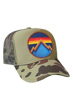 Trucker Hats | Trucker Hats | Aviator Nation ALL SEASONS CIRCLE TRUCKER HAT OneSize/JADE