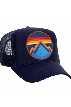 Trucker Hats | Trucker Hats | Aviator Nation ALL SEASONS CIRCLE TRUCKER HAT OneSize/JADE