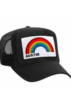Trucker Hats | Trucker Hats | Aviator Nation AUSTIN RAINBOW TRUCKER HAT