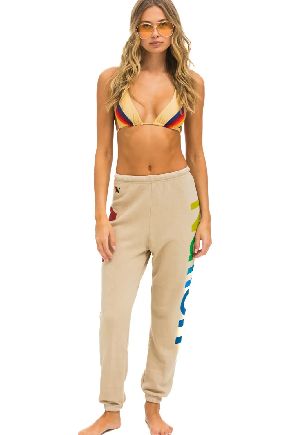 Sweatpants | Aviator Nation 2 SWEATPANTS - SAND
