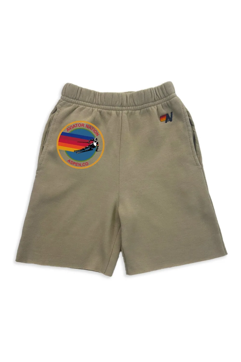 Kid's Shorts | Aviator Nation ASPEN KIDS SWEATSHORTS - SAND