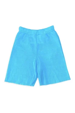 Kid's Shorts | Aviator Nation ASPEN KIDS SWEATSHORTS - NEON BLUE NEONBLUE