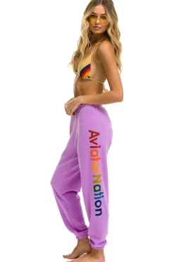Sweatpants | Aviator Nation ASPEN SWEATPANTS - NEON PURPLE NEONPURPLE