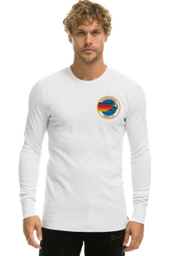Tees | Aviator Nation ASPEN THERMAL - WHITE