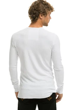 Tees | Aviator Nation ASPEN THERMAL - WHITE