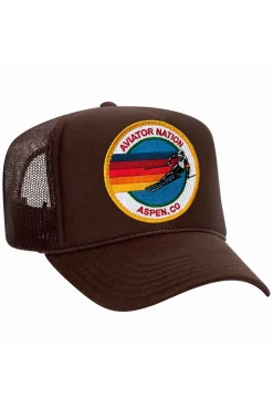 Trucker Hats | Trucker Hats | Aviator Nation ASPEN TRUCKER HAT