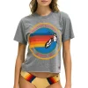 Boyfriend Tees | Aviator Nation AUSTIN BOYFRIEND TEE - HEATHER GREY HEATHERGREY