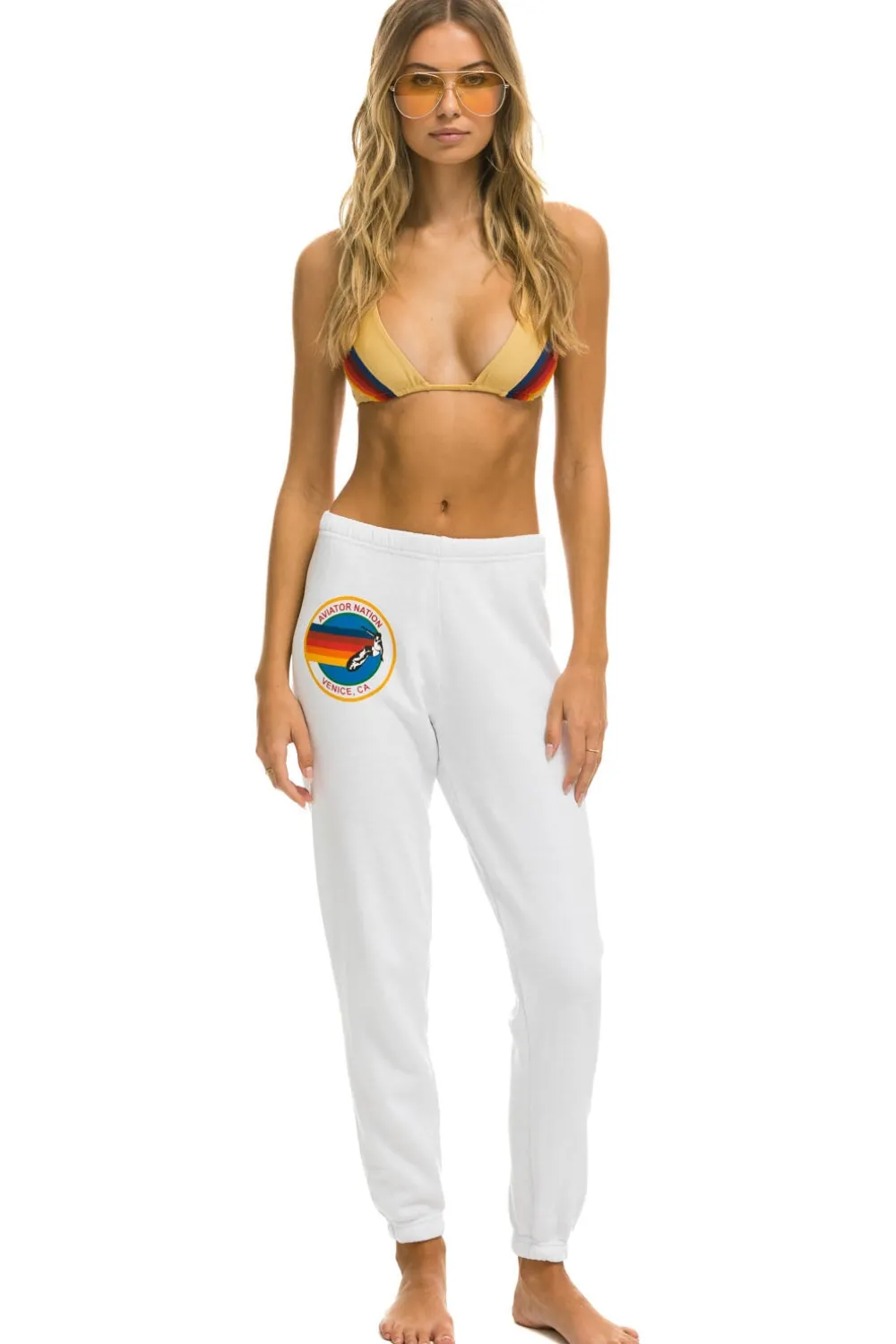Sweatpants | Aviator Nation AUSTIN SWEATPANTS - WHITE
