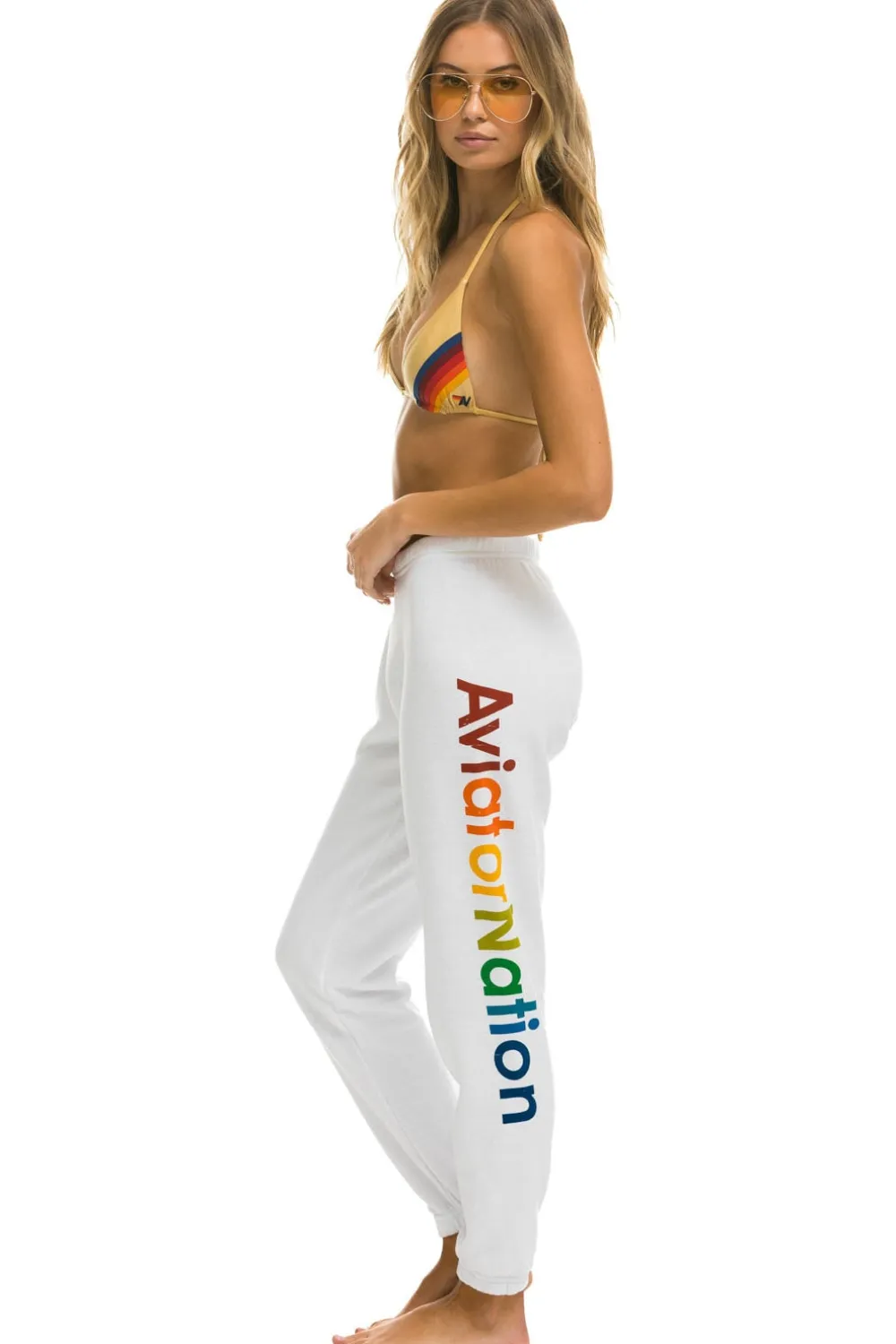 Sweatpants | Aviator Nation AUSTIN SWEATPANTS - WHITE