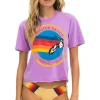 Boyfriend Tees | Tees | Aviator Nation BOYFRIEND TEE - NEON PURPLE NEONPURPLE