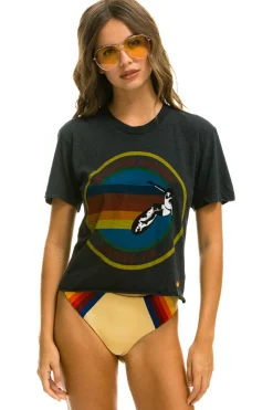 Boyfriend Tees | Aviator Nation HAIGHT ASHBURY BOYFRIEND TEE - CHARCOAL