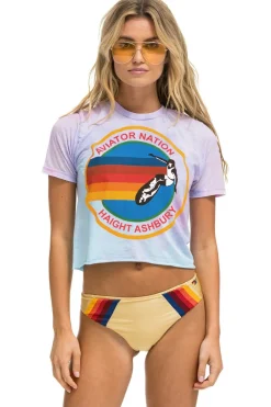 Boyfriend Tees | Aviator Nation HAIGHT ASHBURY BOYFRIEND TEE - TIE DYE BUBBLEGUM TIEDYEBUBBLEGUM