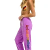 Sweatpants | Aviator Nation HAIGHT ASHBURY SWEATPANTS - NEON PURPLE NEONPURPLE