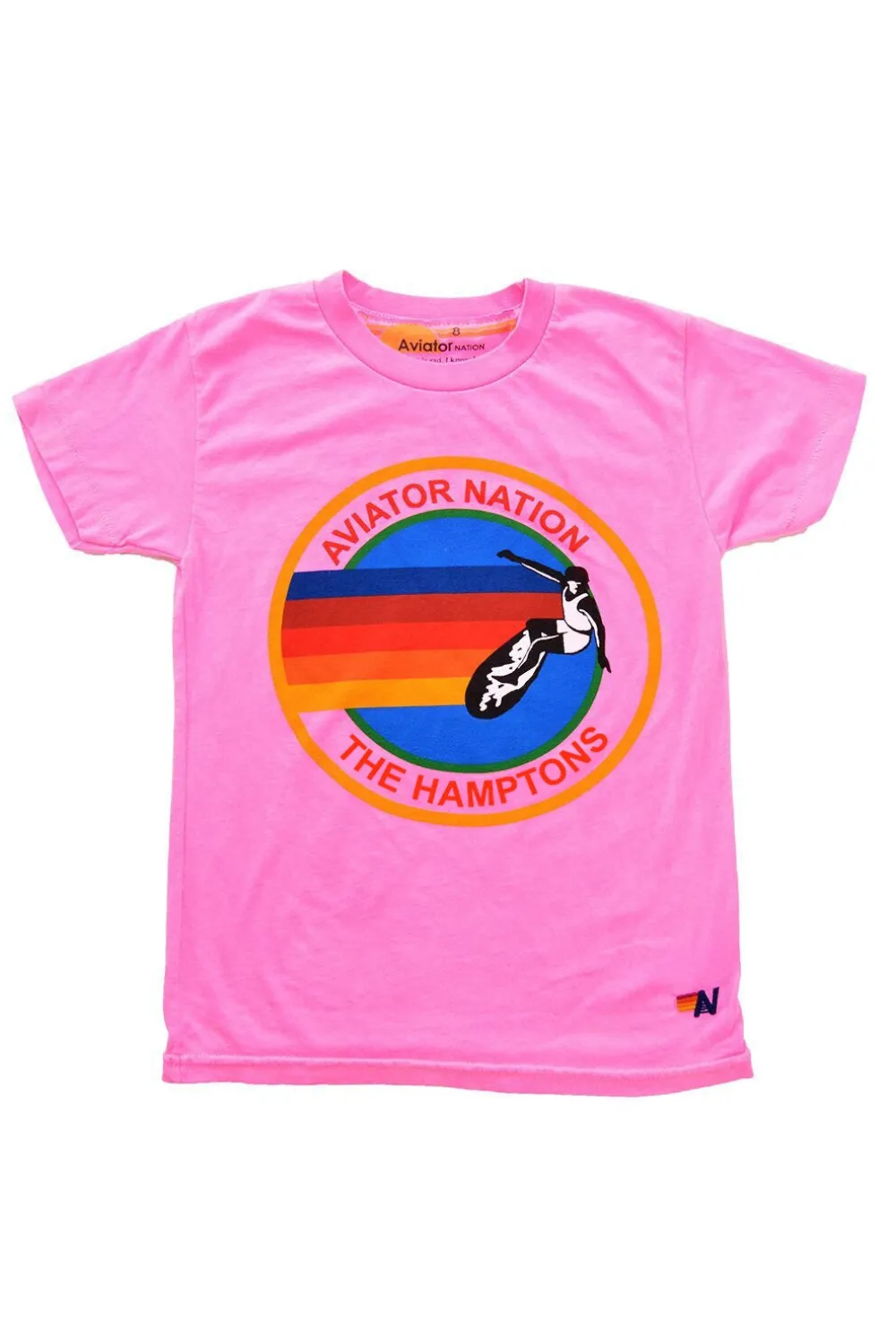 Kid's Tees | Aviator Nation HAMPTONS KIDS TEE - NEON PINK NEONPINK