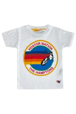 Kid's Tees | Aviator Nation HAMPTONS KIDS TEE - WHITE