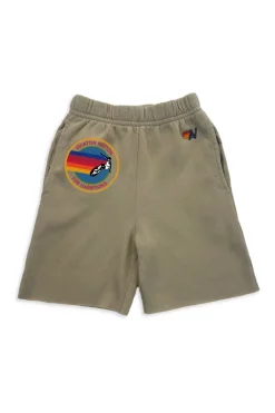 Kid's Shorts | Aviator Nation HAMPTONS KIDS SWEATSHORTS - SAND
