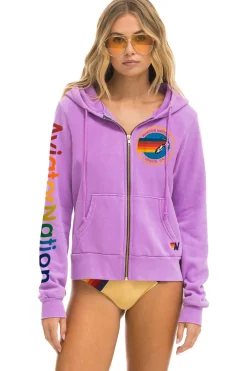 Hoodies | Hoodies | Aviator Nation HOODIE - NEON PURPLE NEONPURPLE
