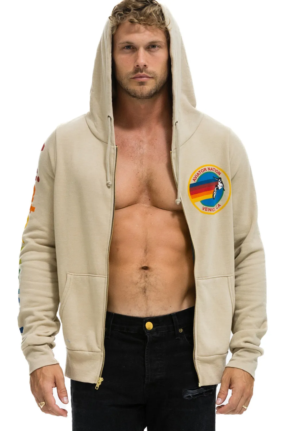 Hoodies | Hoodies | Aviator Nation HOODIE - SAND