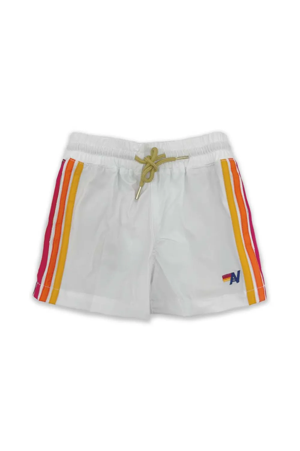 Kid's Swim | Kid's Shorts | Aviator Nation KIDS FLEX BOARD SHORTS - WHITE