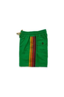 Kid's Swim | Kid's Shorts | Aviator Nation KIDS FLEX BOARD SHORTS - KELLY GREEN KELLYGREEN