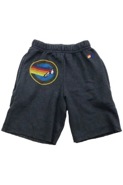 Kid's Shorts | Aviator Nation KIDS SWEATSHORTS - CHARCOAL