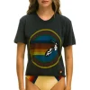 Boyfriend Tees | Aviator Nation LB - BOYFRIEND TEE CHAR BOYFRIENDTEECHAR