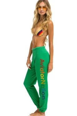 Sweatpants | Aviator Nation MALIBU SWEATPANTS - KELLY GREEN KELLYGREEN