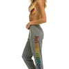 Sweatpants | Aviator Nation MANHATTAN BEACH SWEATPANTS - HEATHER GREY HEATHERGREY