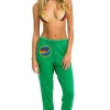Sweatpants | Aviator Nation MANHATTAN BEACH SWEATPANTS - KELLY GREEN KELLYGREEN