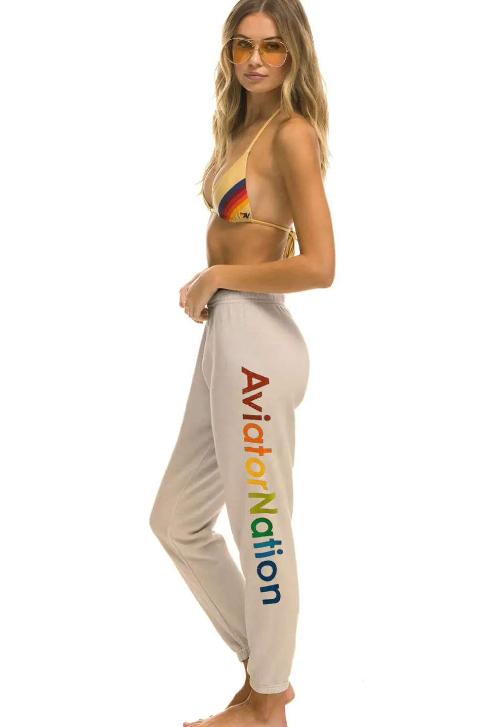 Sweatpants | Aviator Nation MIAMI SWEATPANTS - SAND