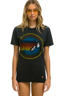 Tees | Tees | Aviator Nation MIAMI TEE -   CHARCOAL