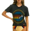 Boyfriend Tees | Aviator Nation MILL VALLEY BOYFRIEND TEE - CHARCOAL