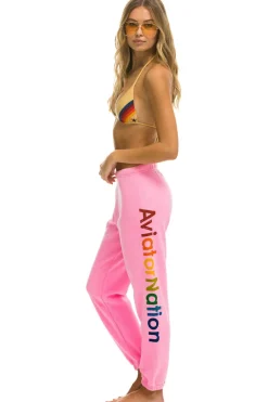 Sweatpants | Aviator Nation MILL VALLEY SWEATPANTS - NEON PINK NEONPINK