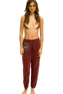 Sweatpants | Aviator Nation NASHVILLE SWEATPANTS - CLARET