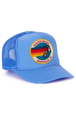 Trucker Hats | Trucker Hats | Aviator Nation NASHVILLE VINTAGE LOW RISE TRUCKER HAT