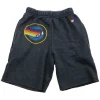 Kid's Shorts | Aviator Nation NEW YORK CITY KIDS SWEATSHORTS - CHARCOAL
