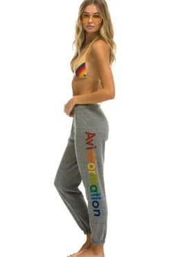 Sweatpants | Aviator Nation NORTH SHORE SWEATPANTS - HEATHER GREY HEATHERGREY