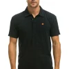 Tees | Aviator Nation POLO - CHARCOAL