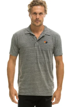 Tees | Aviator Nation POLO - HEATHER GREY HEATHERGREY