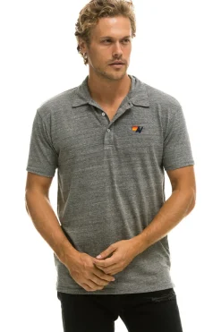 Tees | Aviator Nation POLO - HEATHER GREY HEATHERGREY