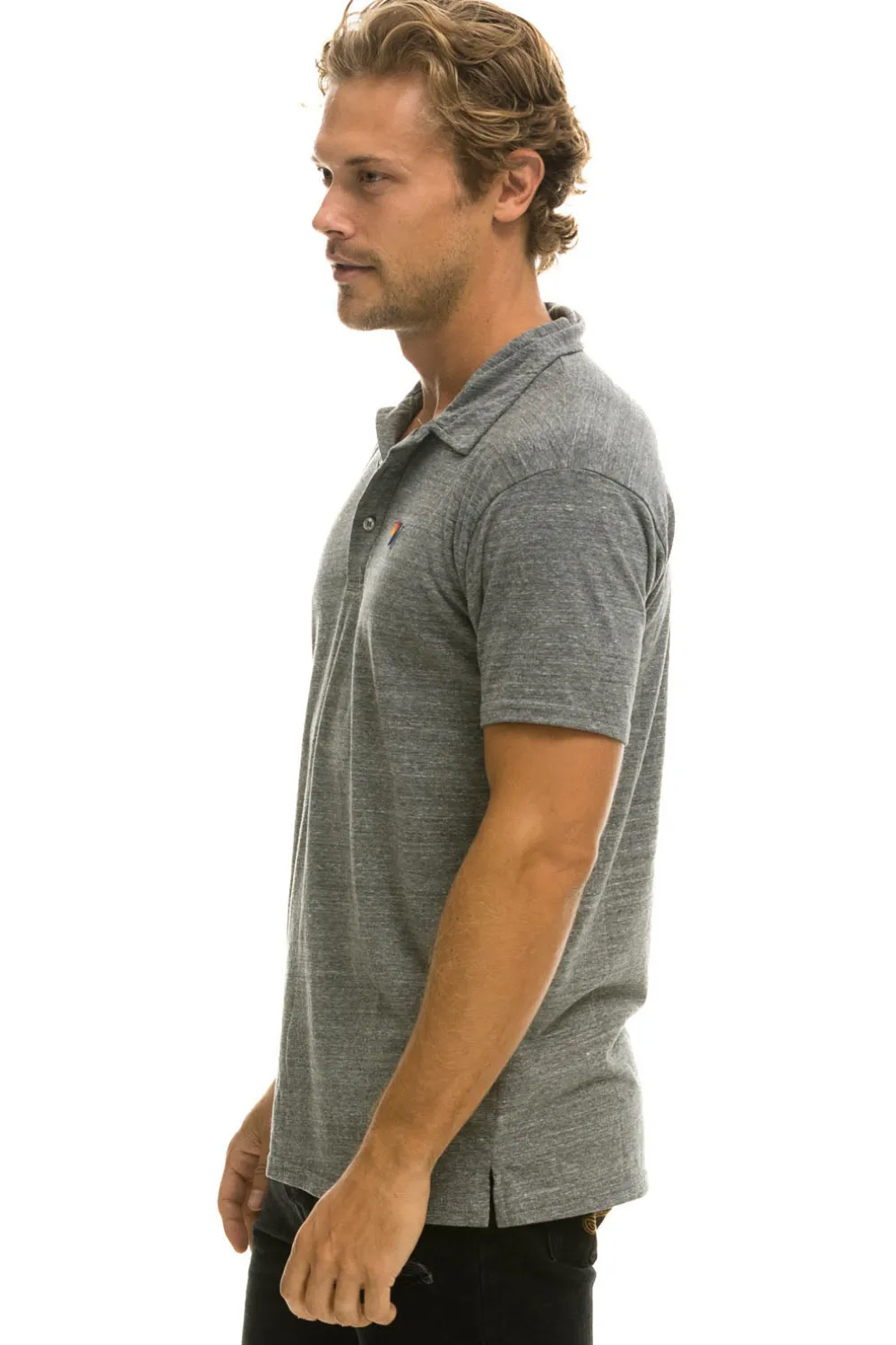 Tees | Aviator Nation POLO - HEATHER GREY HEATHERGREY