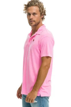 Tees | Aviator Nation POLO - NEON PINK NEONPINK