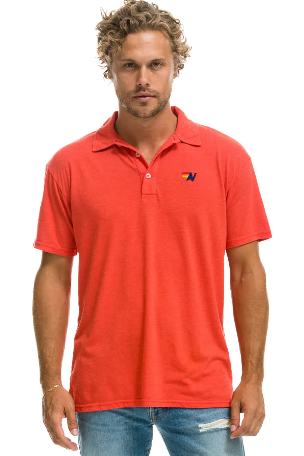 Tees | Aviator Nation POLO - RED