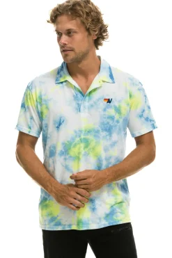 Tees | Aviator Nation POLO - TIE DYE YELLOW TIEDYEYELLOW