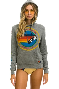 Hoodies | Hoodies | Aviator Nation PULLOVER HOODIE - HEATHER GREY HEATHERGREY
