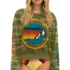 Sweatshirts | Sweatshirts | Aviator Nation RELAXED CREW SWEATSHIRT - CAMO