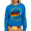 Sweatshirts | Sweatshirts | Aviator Nation RELAXED CREW SWEATSHIRT - OCEAN