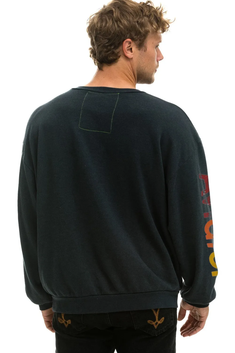 Sweatshirts | Sweatshirts | Aviator Nation RELAXED CREW SWEATSHIRT - CHARCOAL